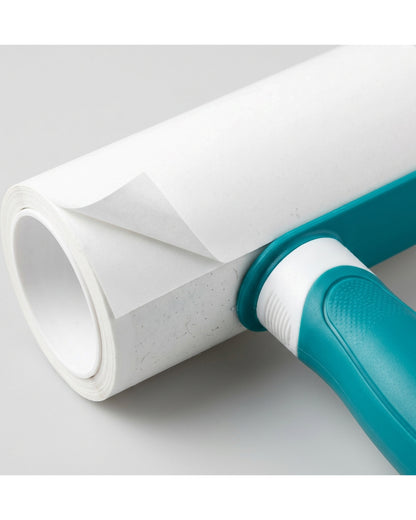 Nxva Adhesive Lint Roller 10 cm with 2 Refill Rolls White and Teal - Detail view