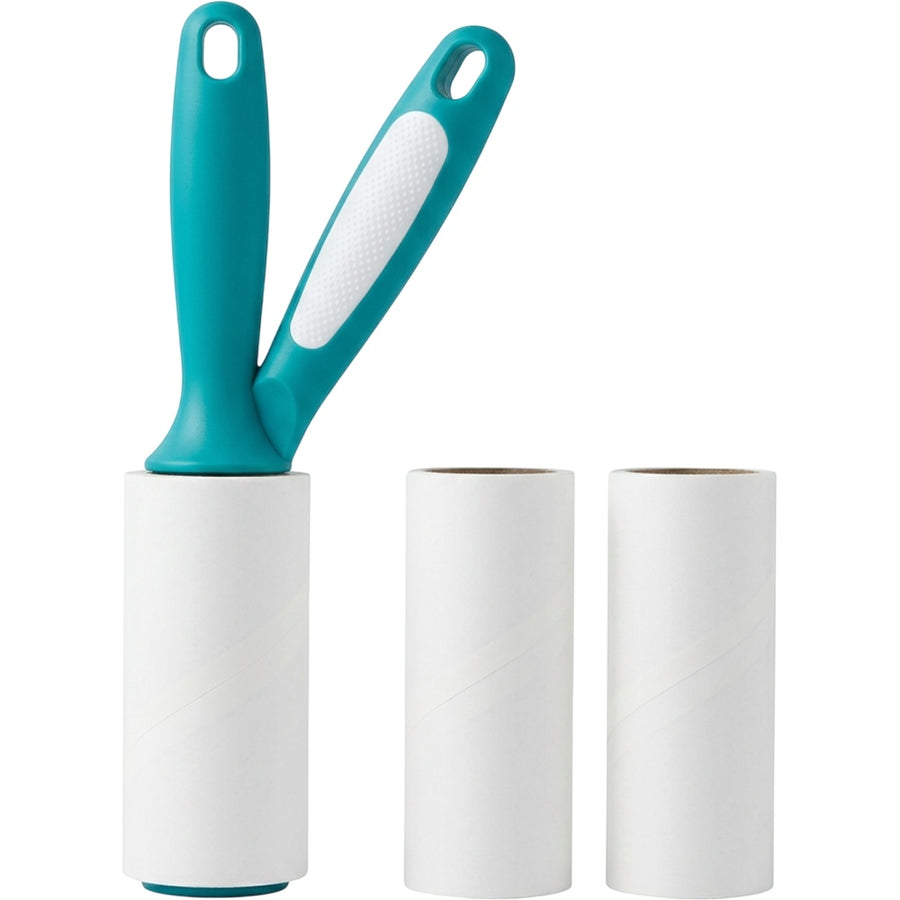 Nxva Adhesive Lint Roller 10 cm with 2 Refill Rolls White and Teal