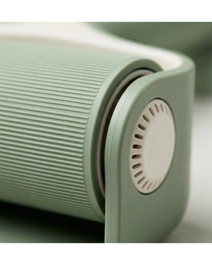 Nxva Washable Silicone Lint Roller 10 cm with Cover Sage Green - Detail view